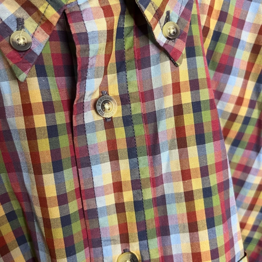 Pendleton Multicolor Plaid Collared Button Down Long Sleeve Men’s Shirt Size XL - Picture 4 of 8